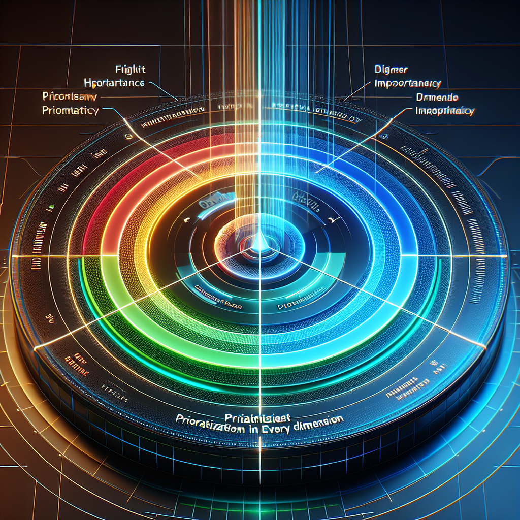 Radar: Priorización en cada dimensión
