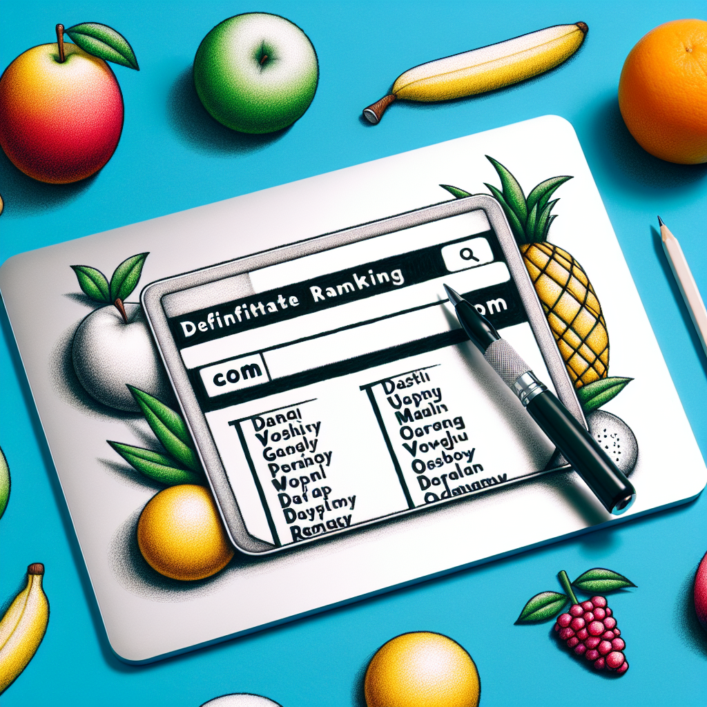 Ranking Definitivo de Nombres .com Inspirados en Frutas