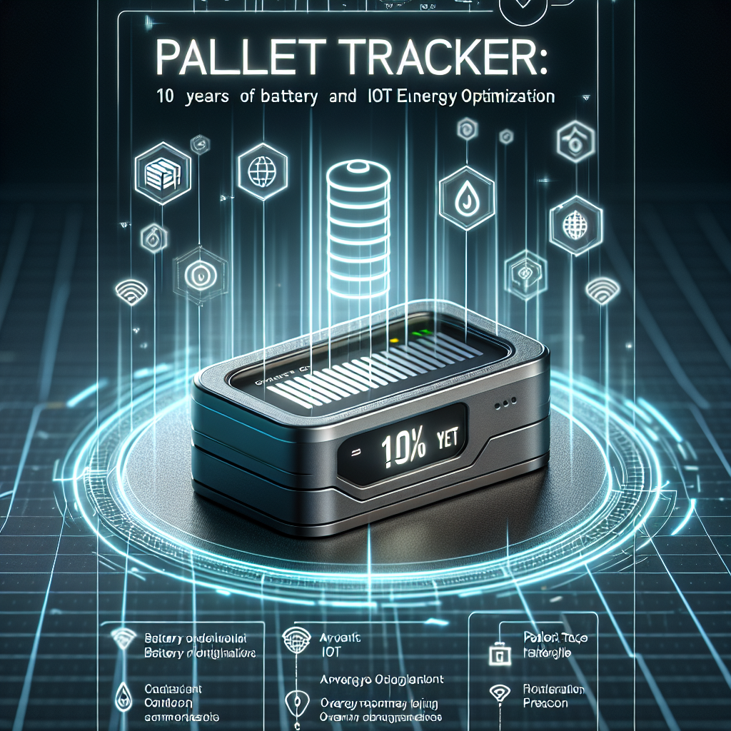 Rastreador de pallets: 10 años de batería y optimización de energía IoT