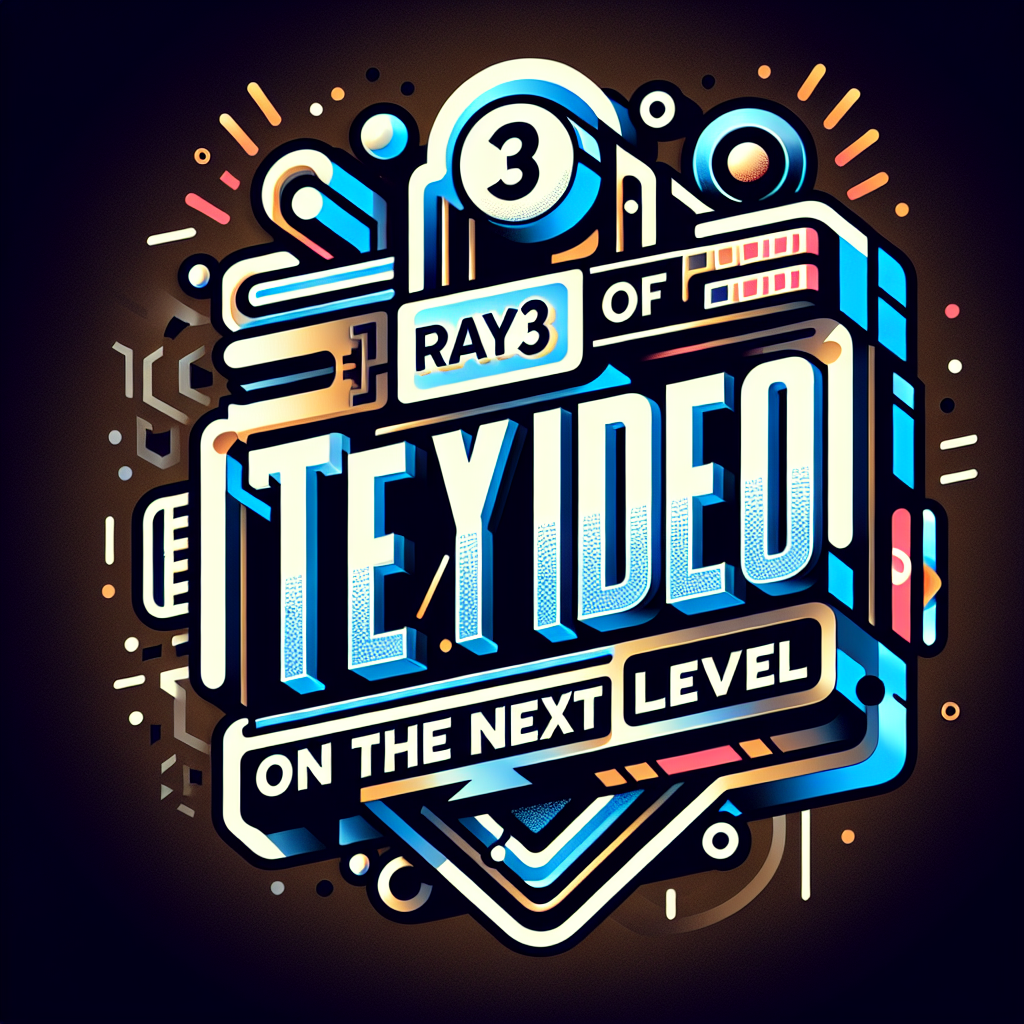 Ray3 de Textideo: Video con IA al Siguiente Nivel