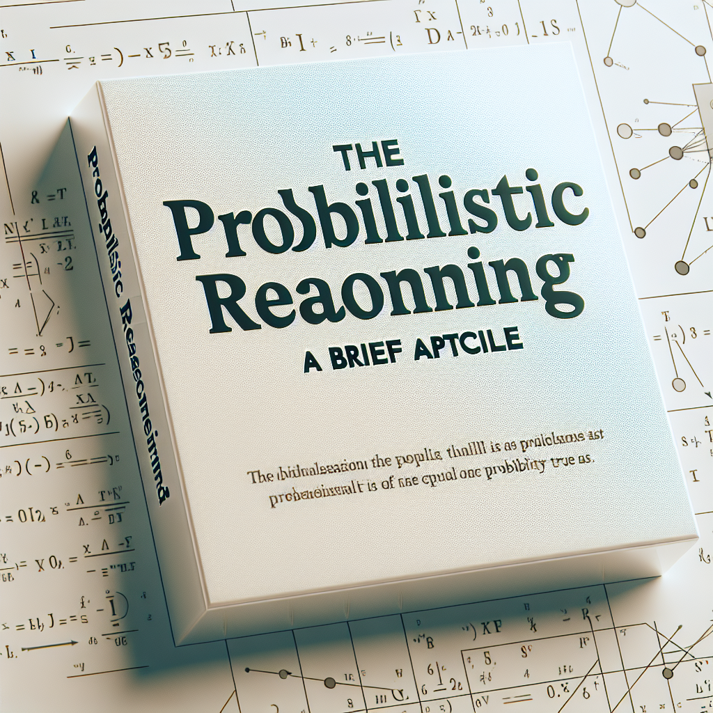 Razonamiento Probabilístico: Artículo Breve