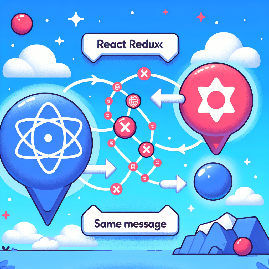 React Redux: Mismo mensaje
