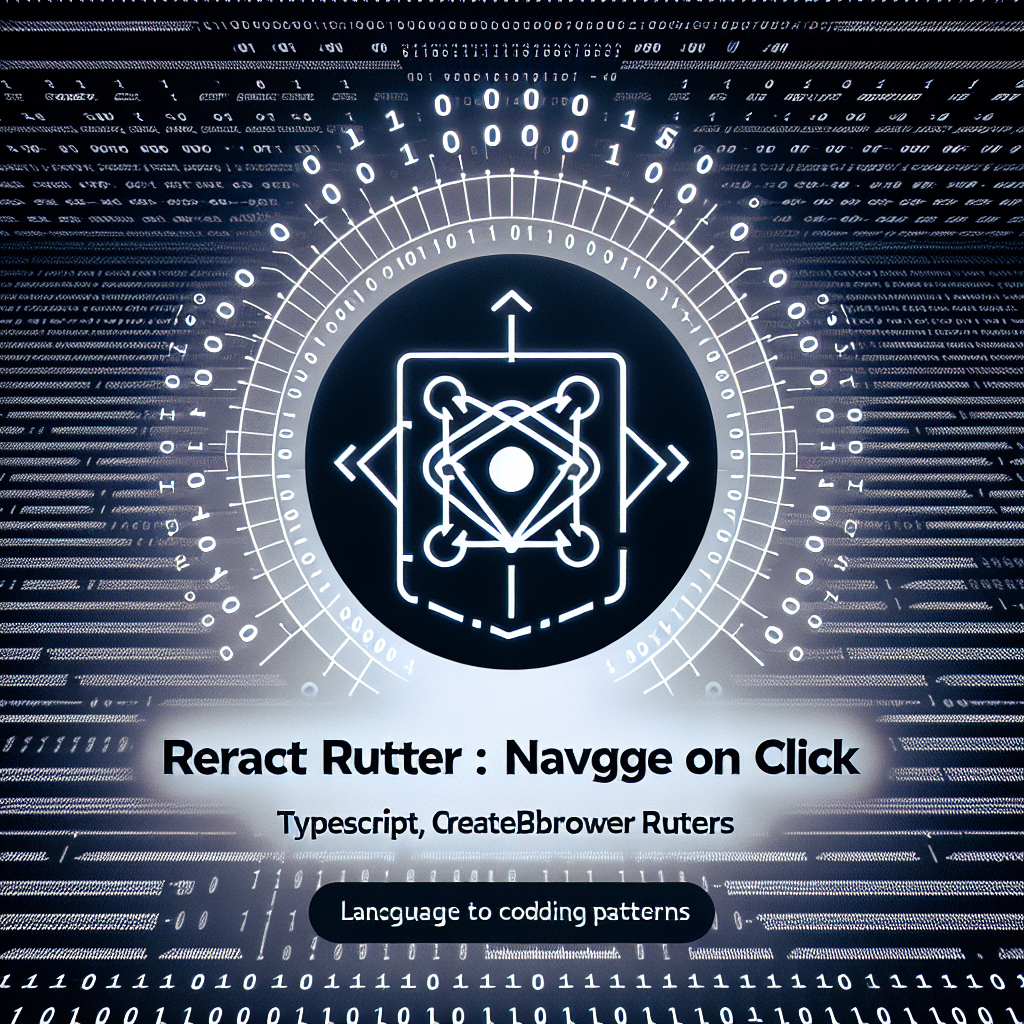 React Router: Navega al hacer clic con createBrowserRouter (TypeScript, Patrones Pro)