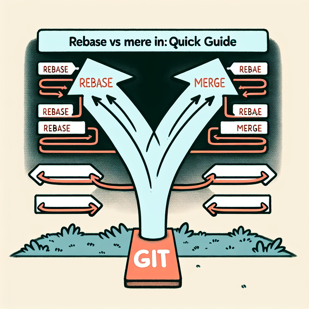 Rebase vs Merge en Git: Guía rápida