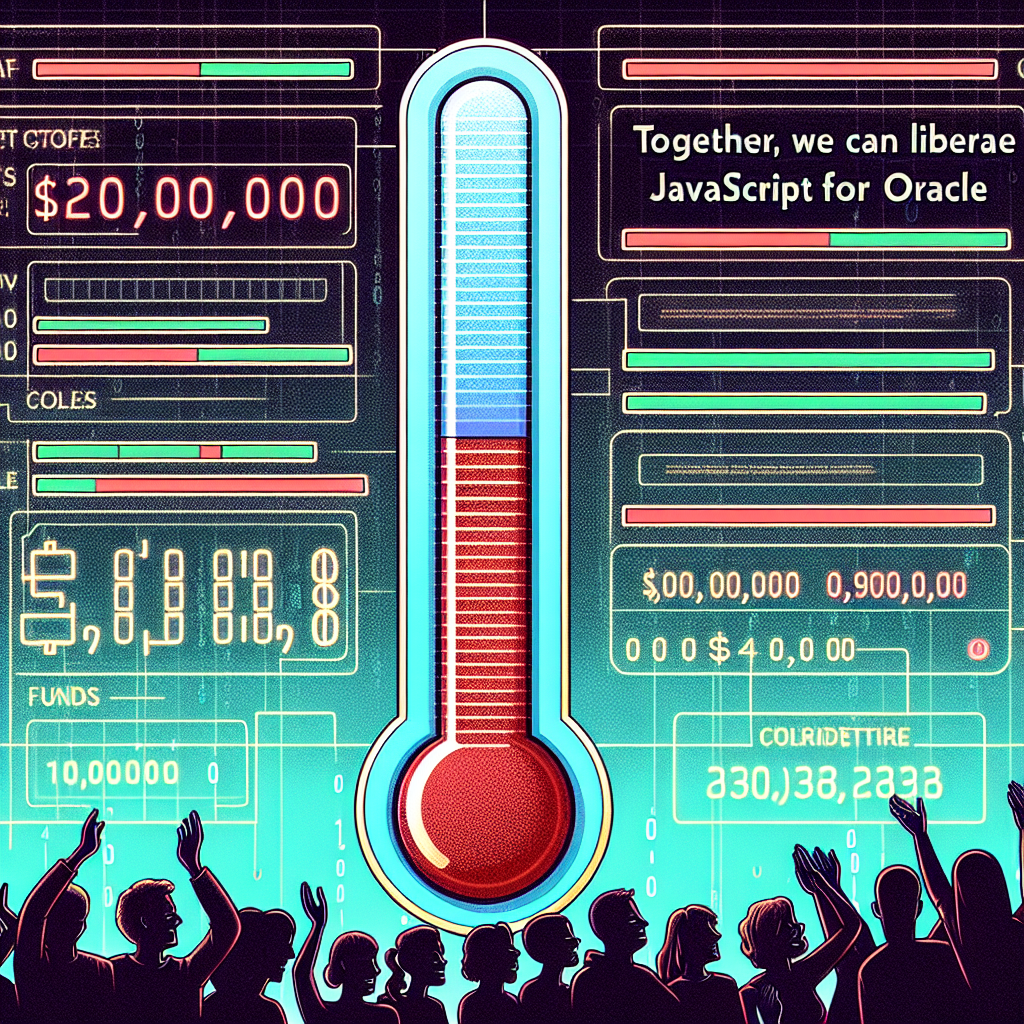 Recaudemos 200 mil dólares para liberar JavaScript de Oracle