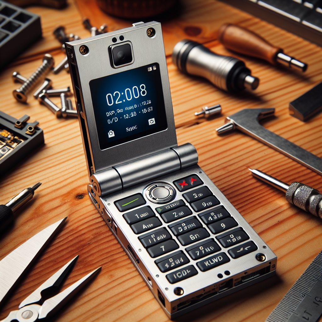 Recreando Smartphones: DIY Flip Phone con Carcasa CNC y Teclado Físico