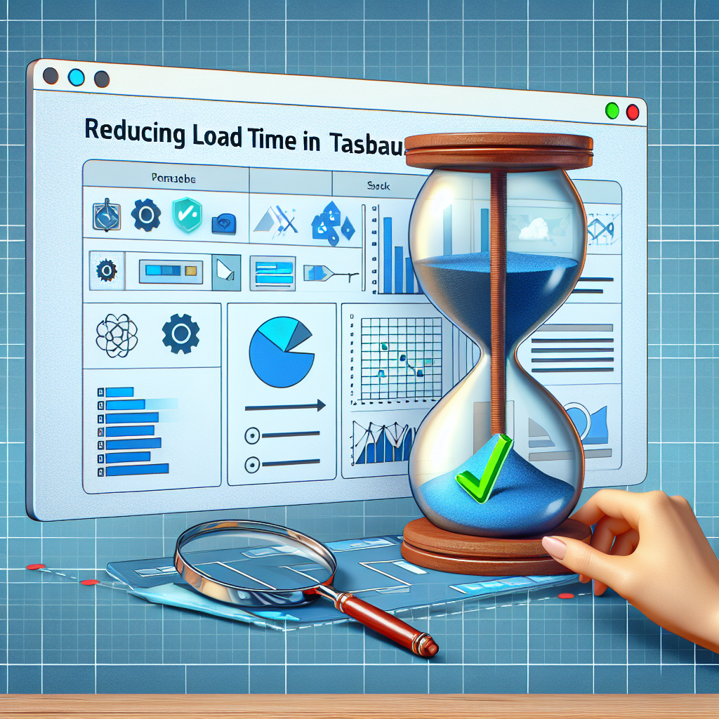 Reducir el tiempo de carga en Tableau: una tarea
