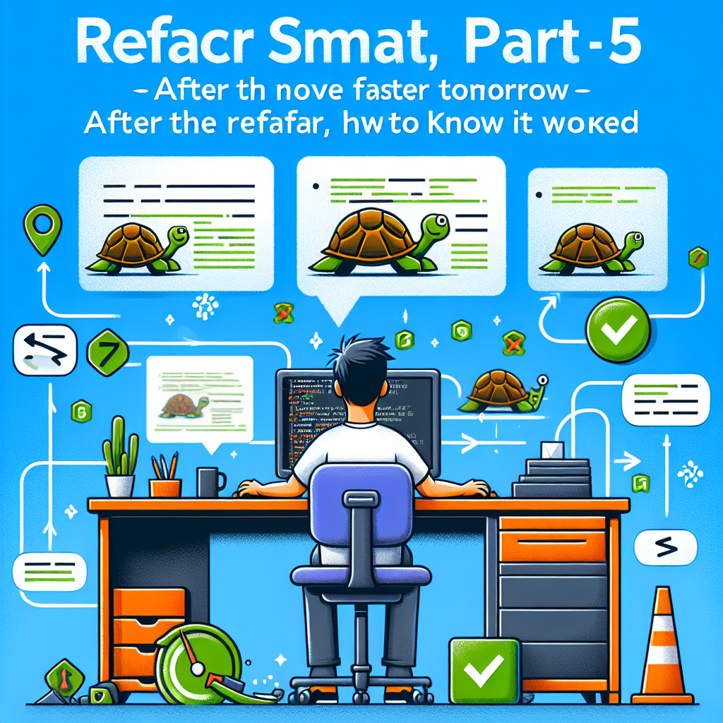 Refactoriza Inteligente Hoy, Avanza Más Rápido Mañana — Parte 5: Después del Refactor, Cómo Saber que Funcionó