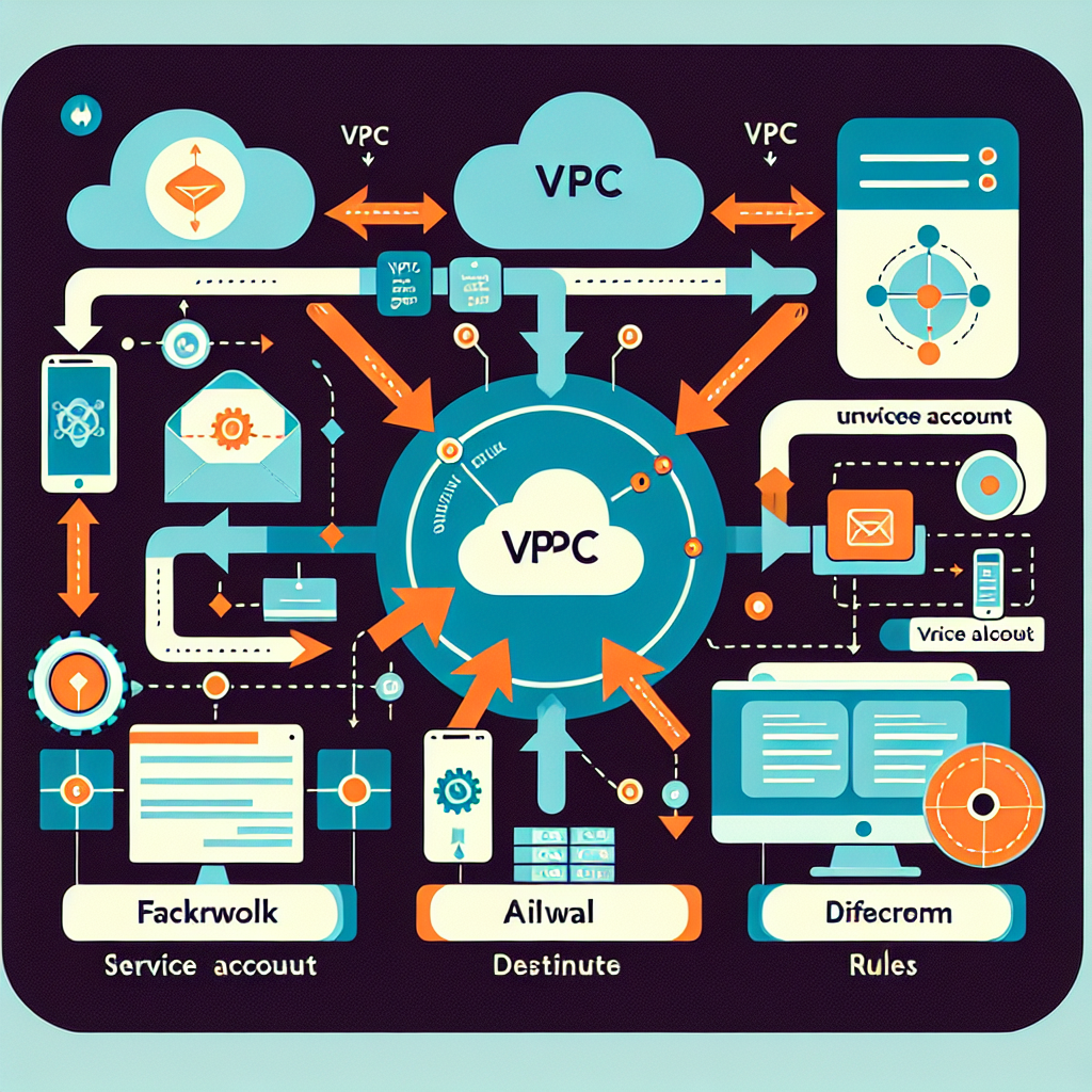 Reglas de Firewall VPC con Cuenta de Servicio como Destino