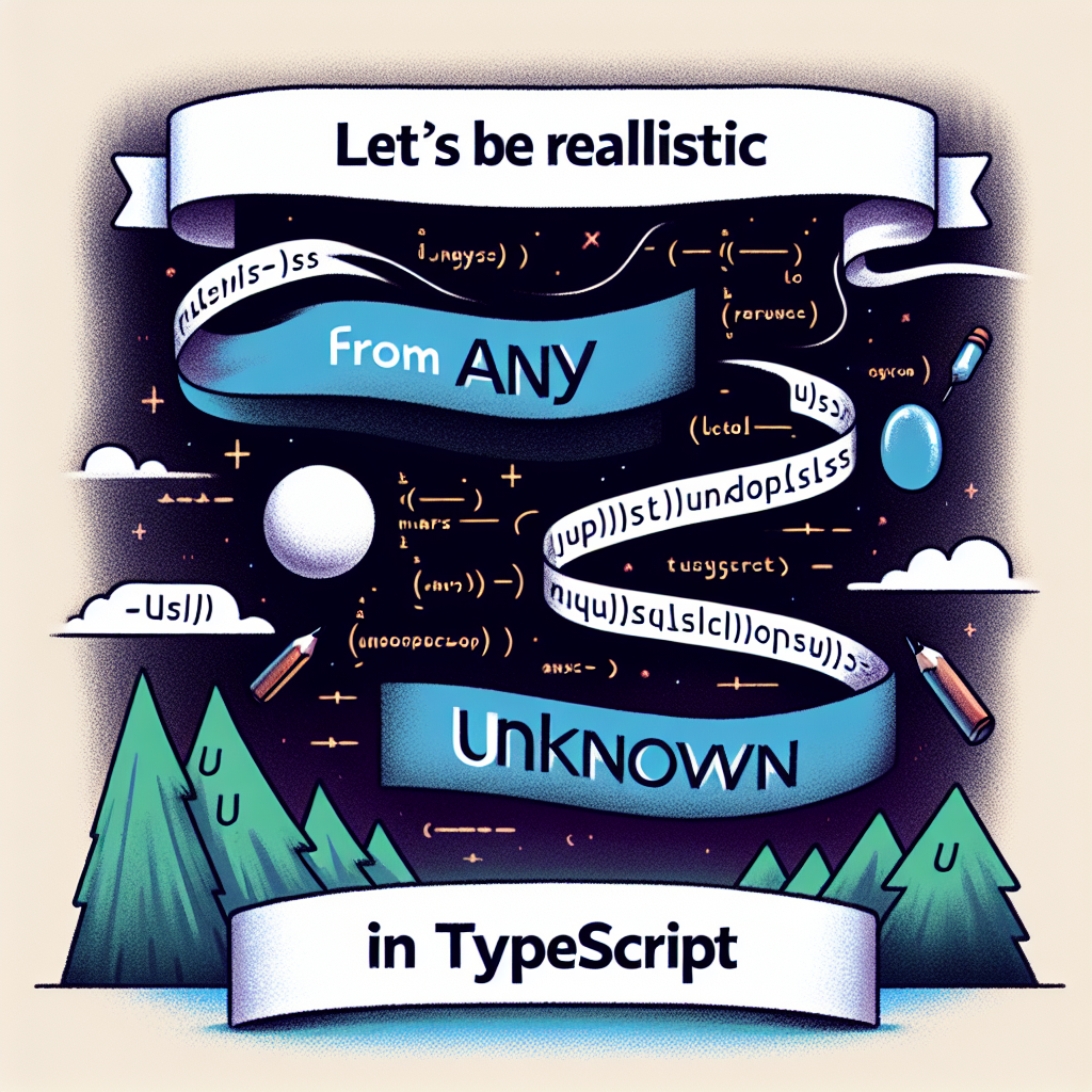 Seamos realistas: de any a unknown en TypeScript