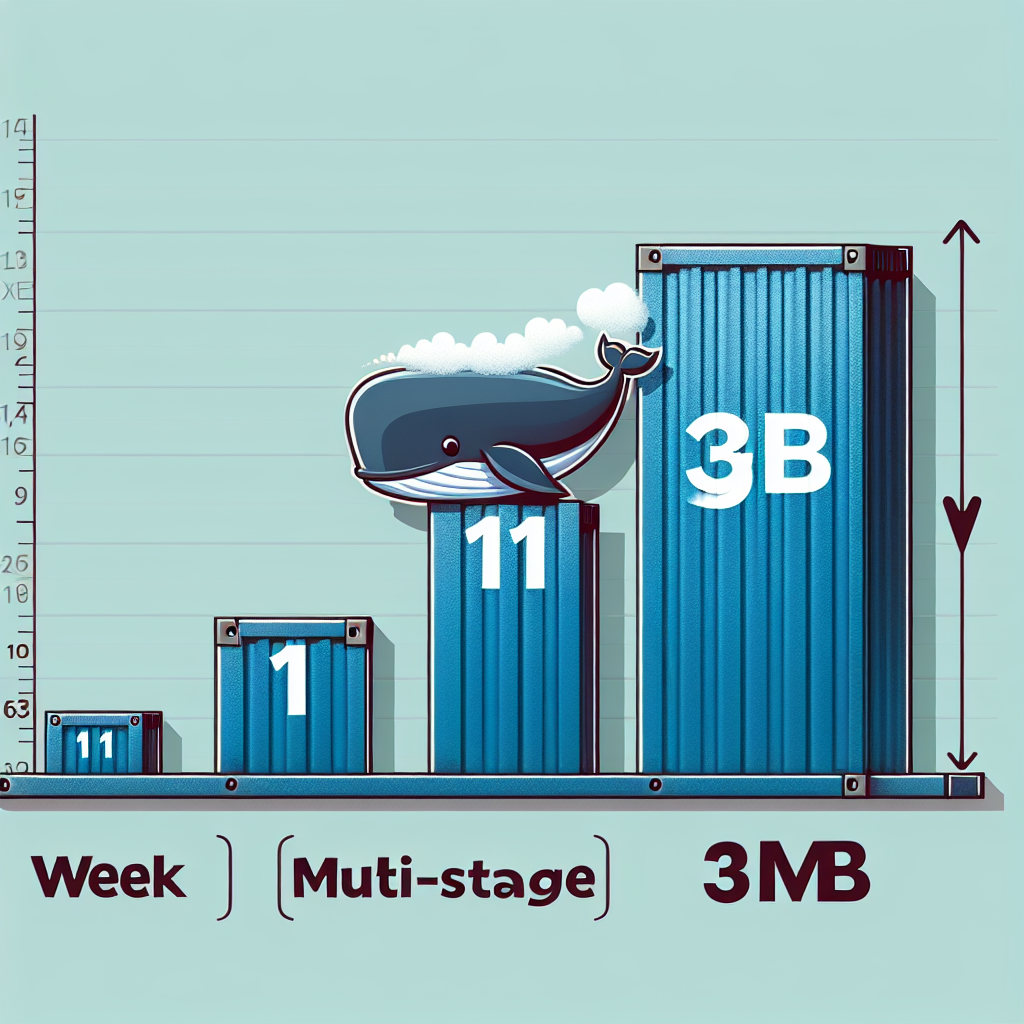 Semana 13: Docker de varias etapas, de 1,2 GB a 3 MB