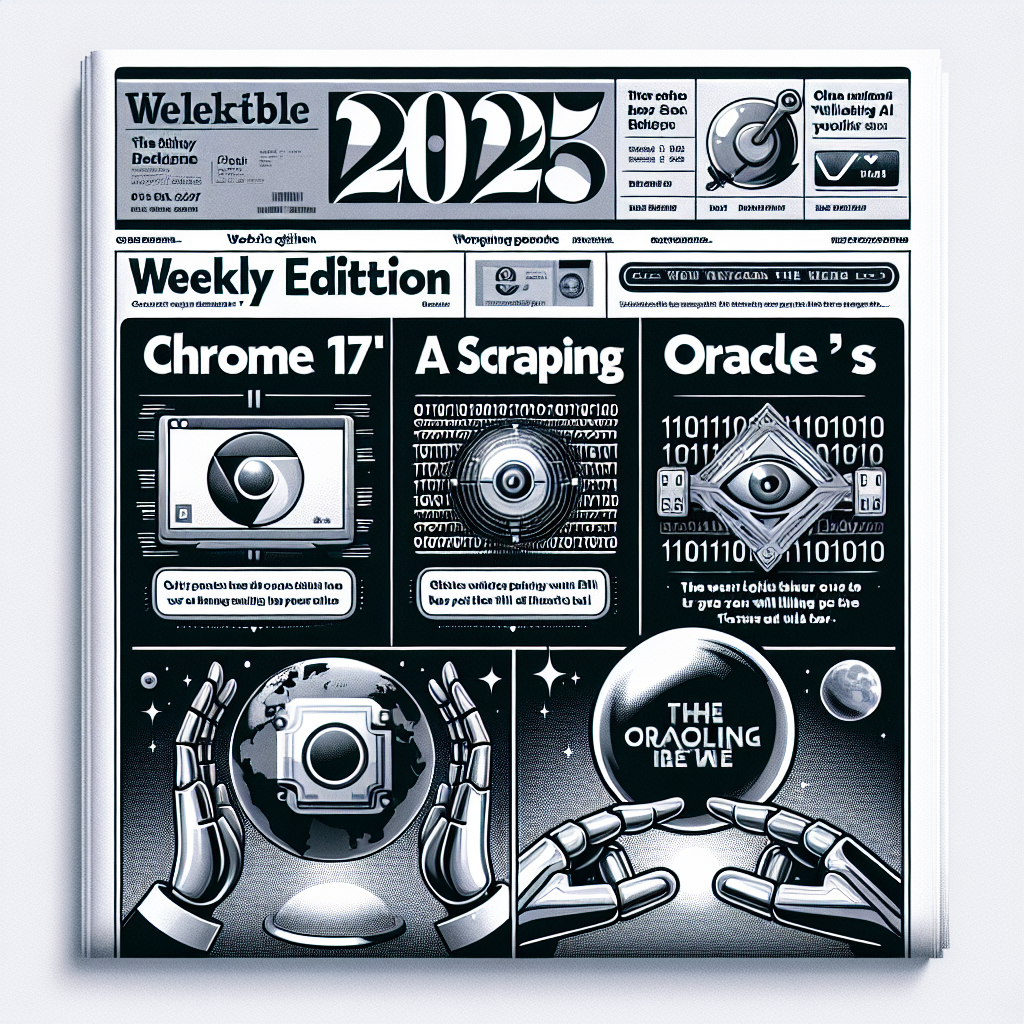 Semanal 37-2025: Chrome 17, Reglas de scraping de IA y la apuesta de Oracle