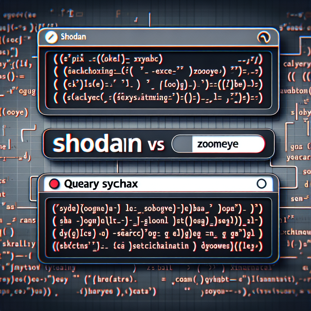 Shodan vs ZoomEye: sintaxis de consultas