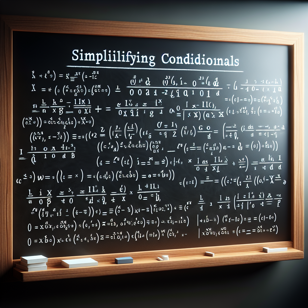 Simplificando Condicionales con Álgebra Binaria