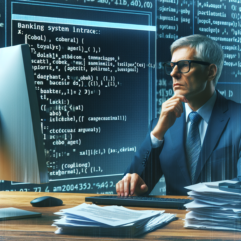 Sistema bancario que habla COBOL y mi jefe no se enteró