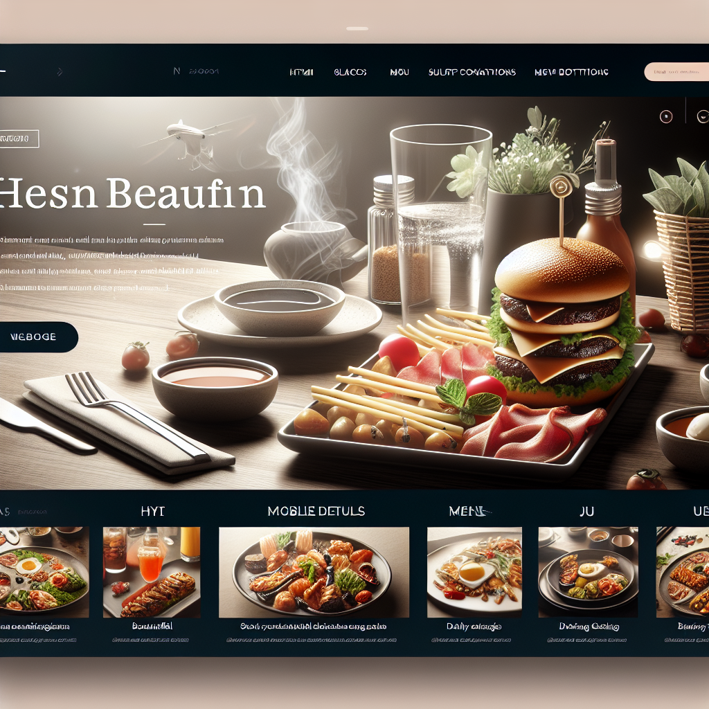 Sitio web de restaurante responsive con HTML, CSS y JS