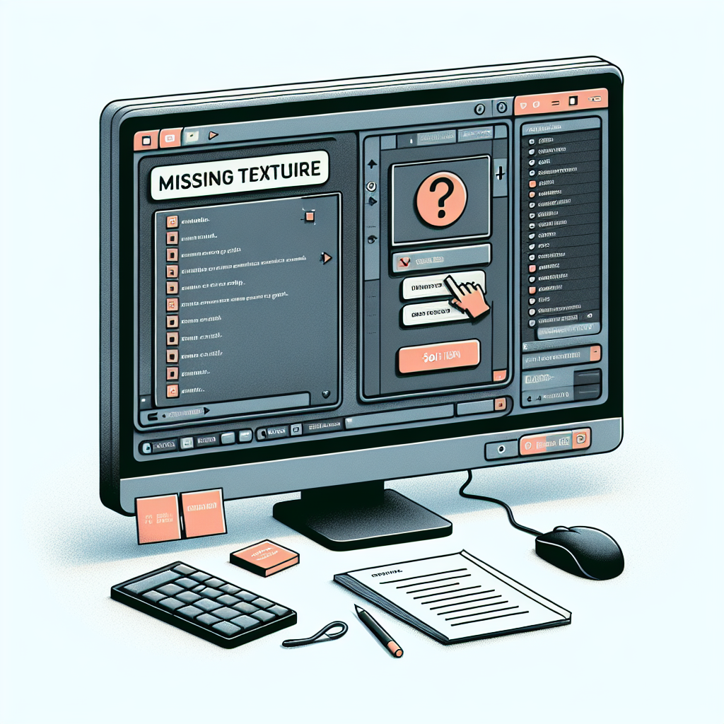 Solucionar el error de textura faltante en Blender 2025