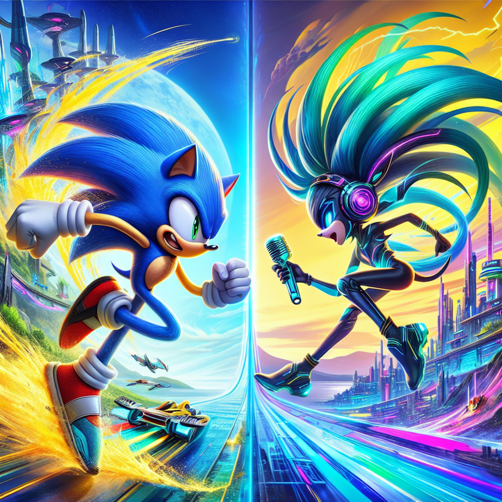 Sonic Racing: Mundos Cruzados con Super Sonic y Hatsune Miku