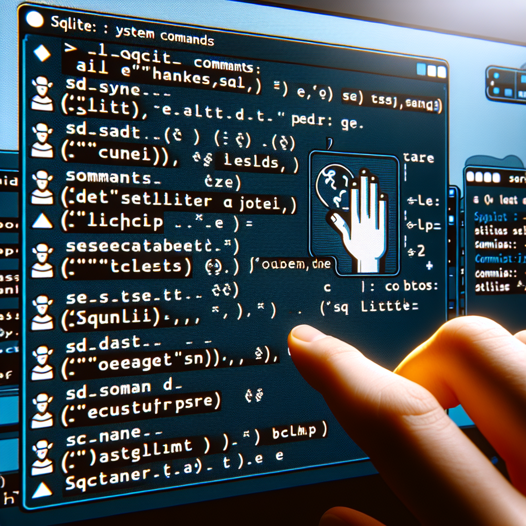 SQLite: comandos del sistema