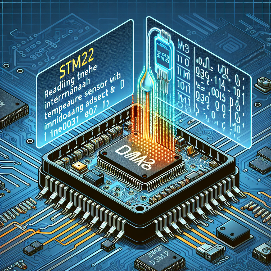STM32: Lectura del sensor de temperatura interno con DMA y temporizador