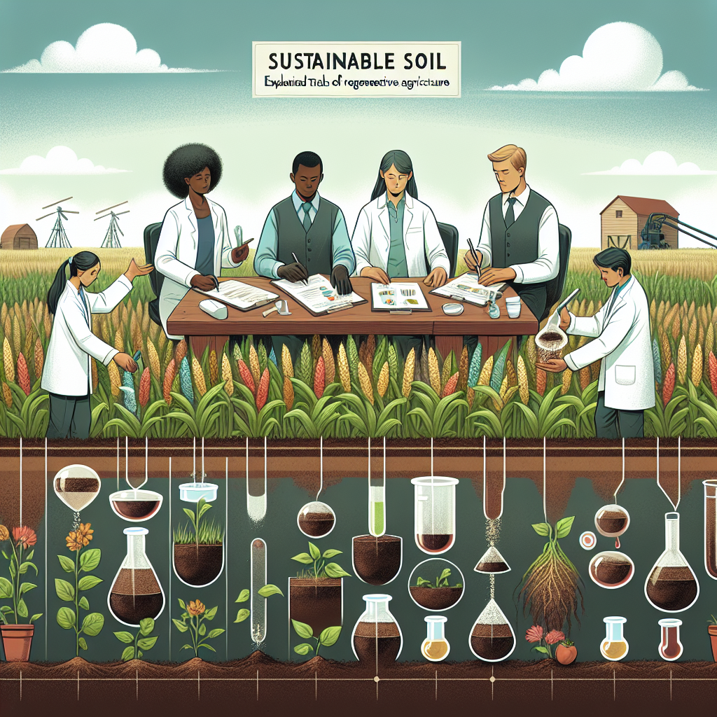 Suelo Sostenible: Pruebas de Agricultura Regenerativa Explicadas