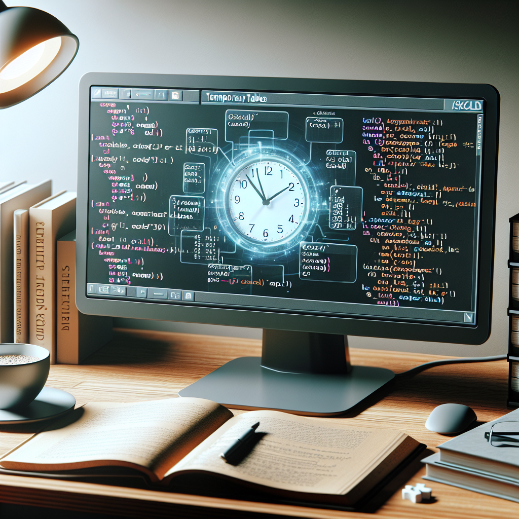 Tablas temporales en SQL