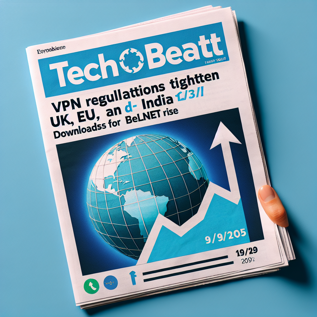 TechBeat: Regulaciones de VPN se endurecen en UK, UE e India; descargas de BelNet suben (19/9/2025)
