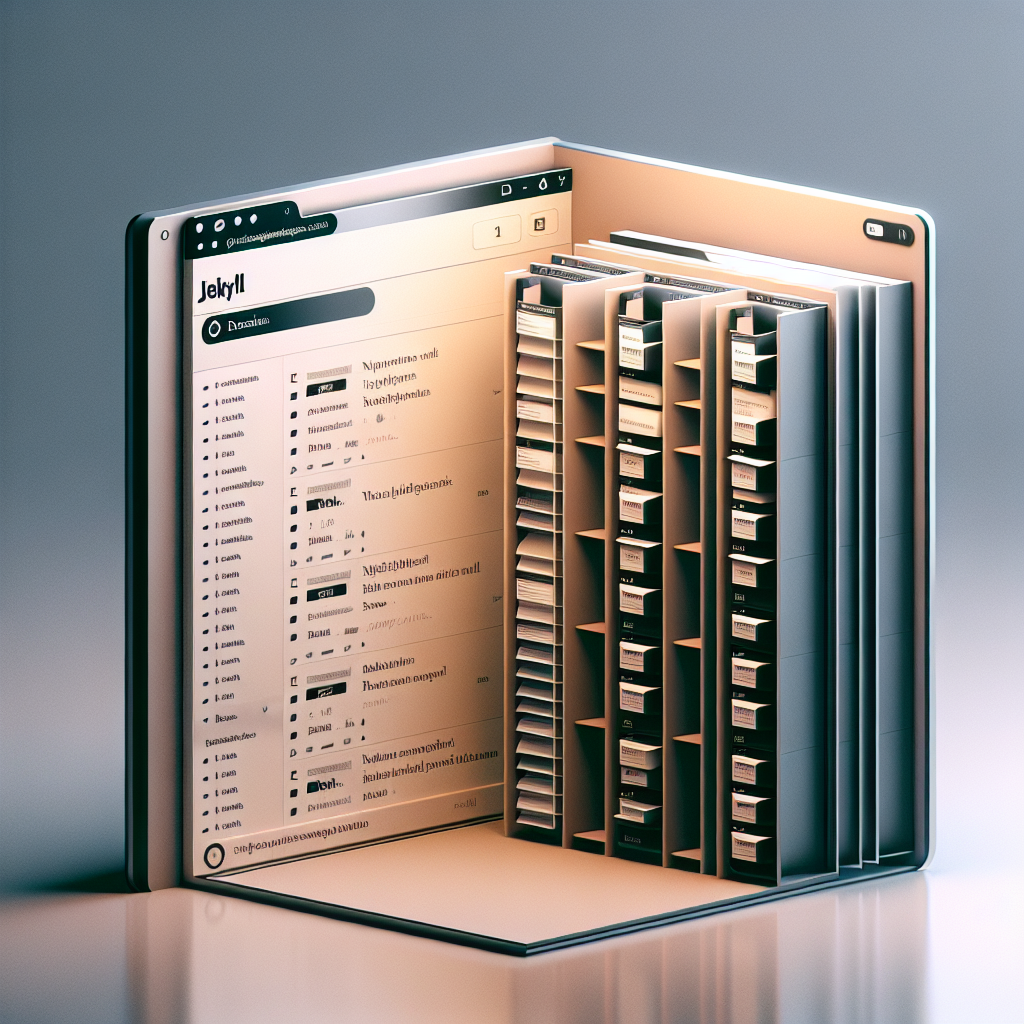 Tema Jekyll con Explorador de Archivos