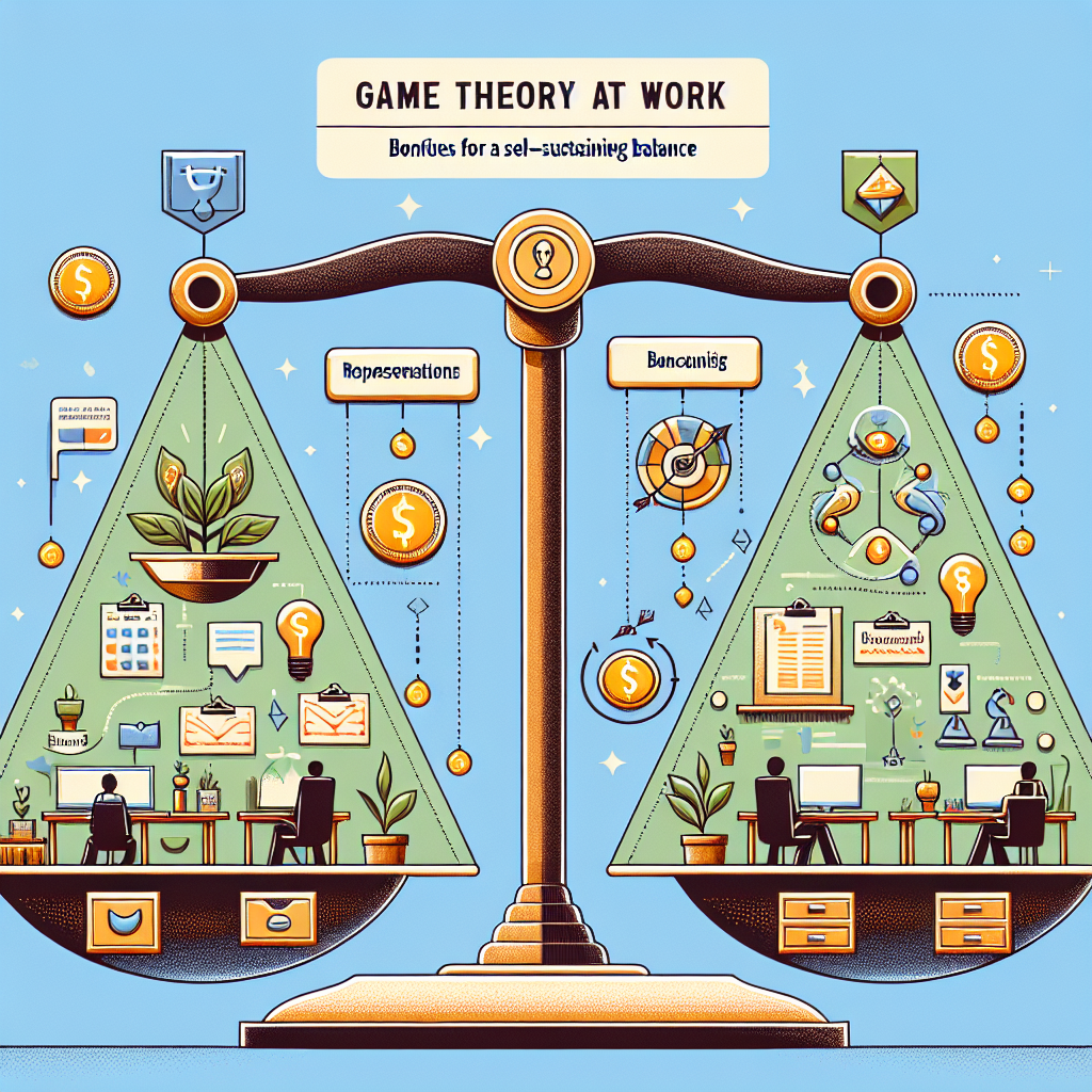 Teoría de Juegos en el Trabajo: Bonificaciones para un Equilibrio Autosostenido