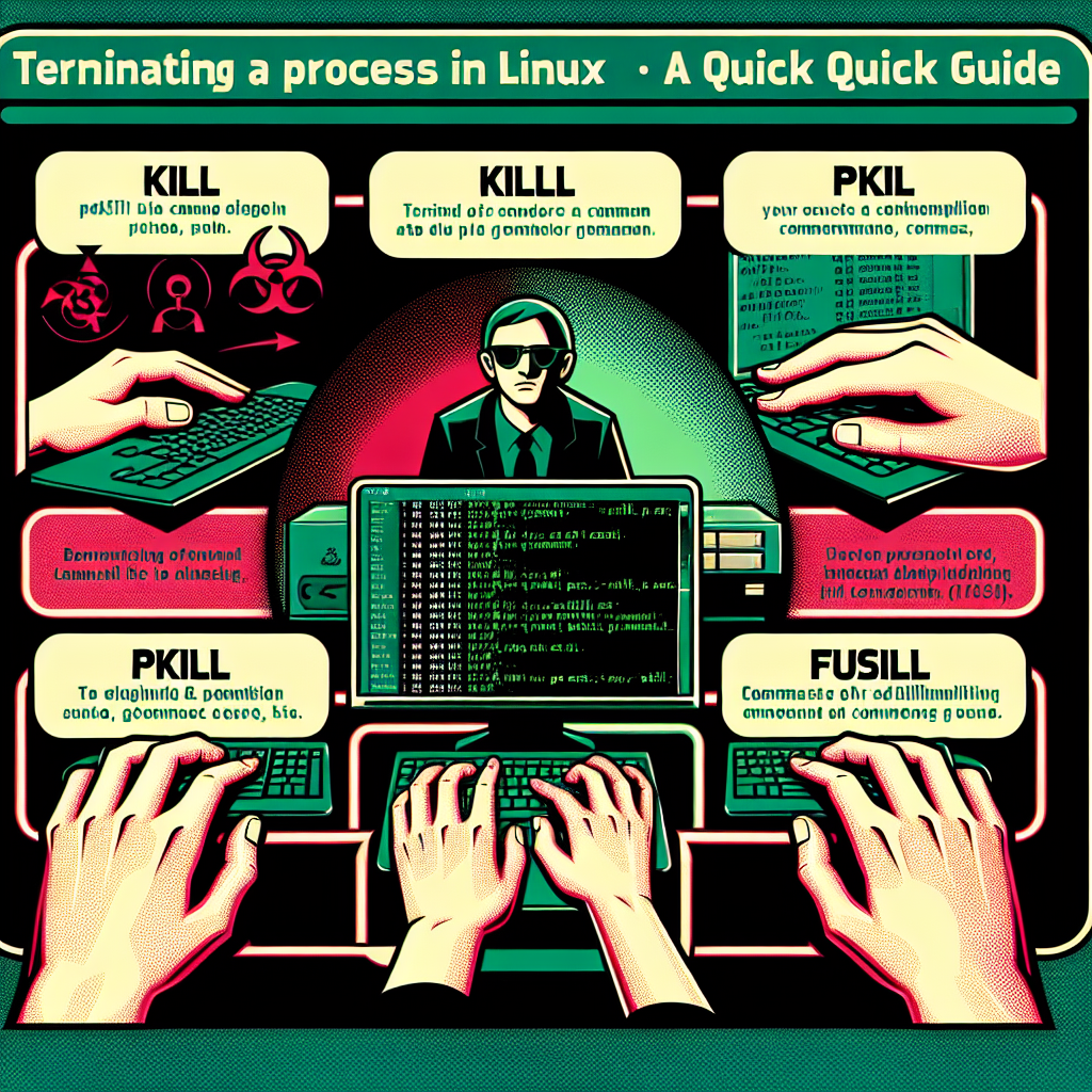 Terminar un proceso en Linux: guía rápida (kill, killall, pkill, fuser)