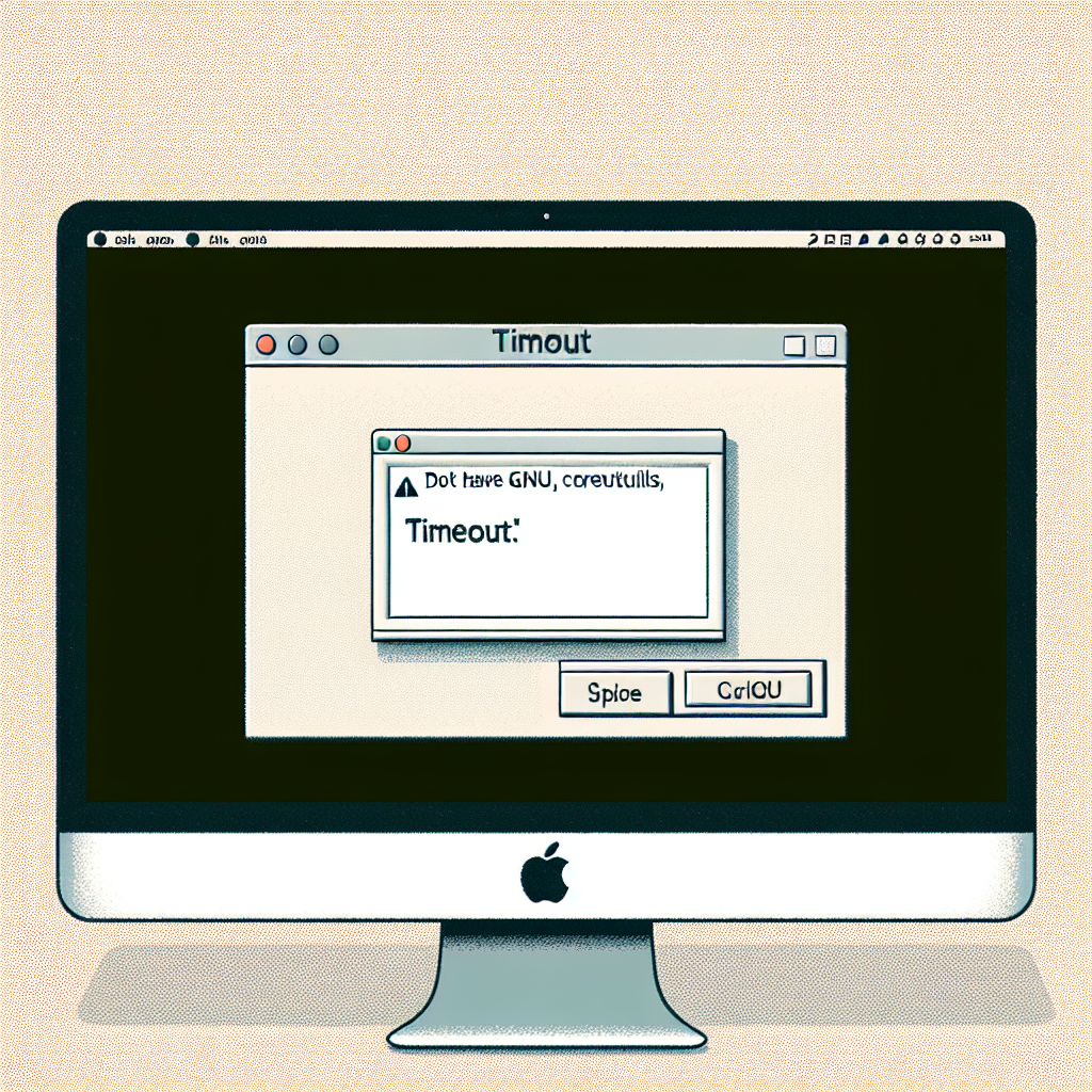 Timeout en macOS sin instalar GNU Coreutils