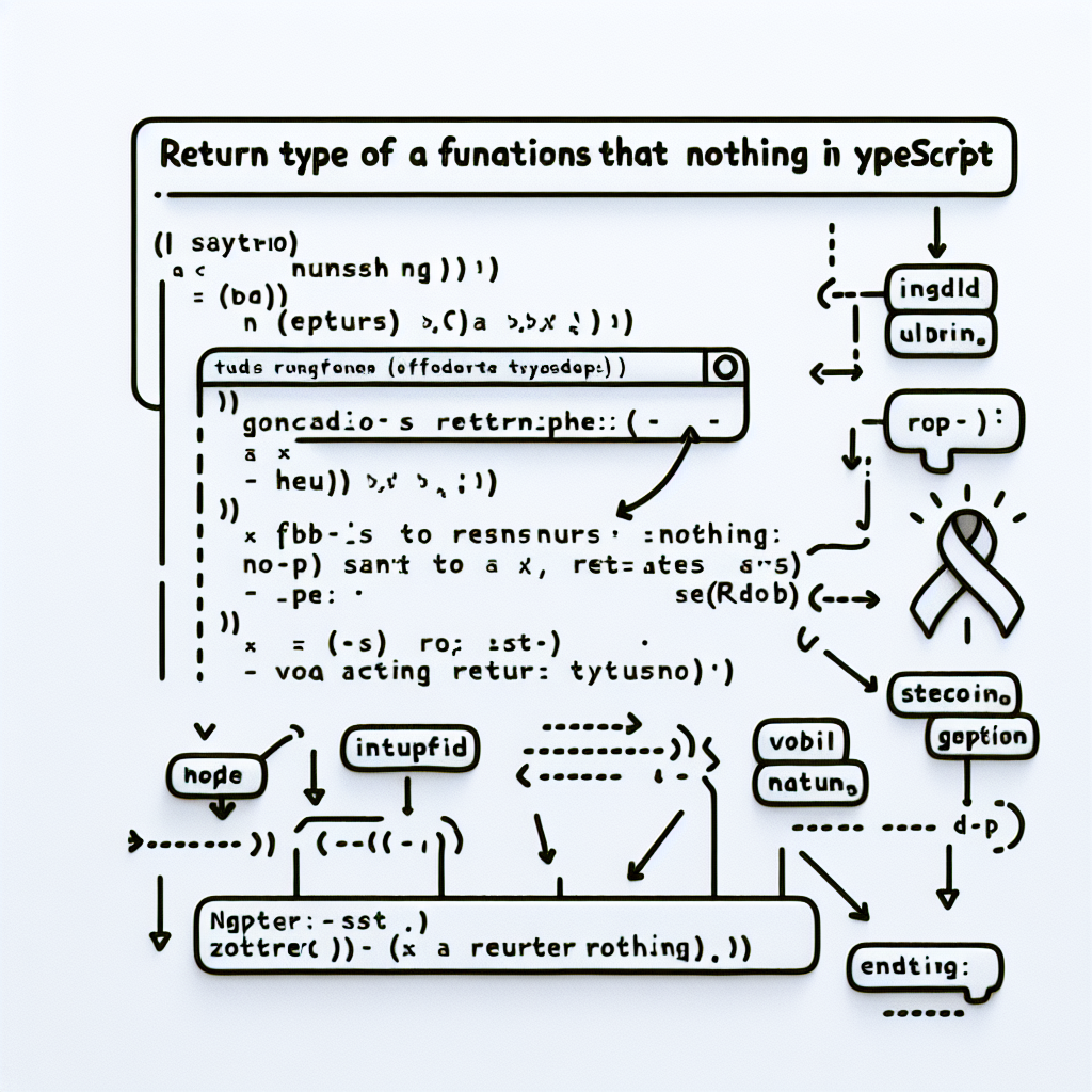 Tipo de retorno de una función que no devuelve nada en TypeScript