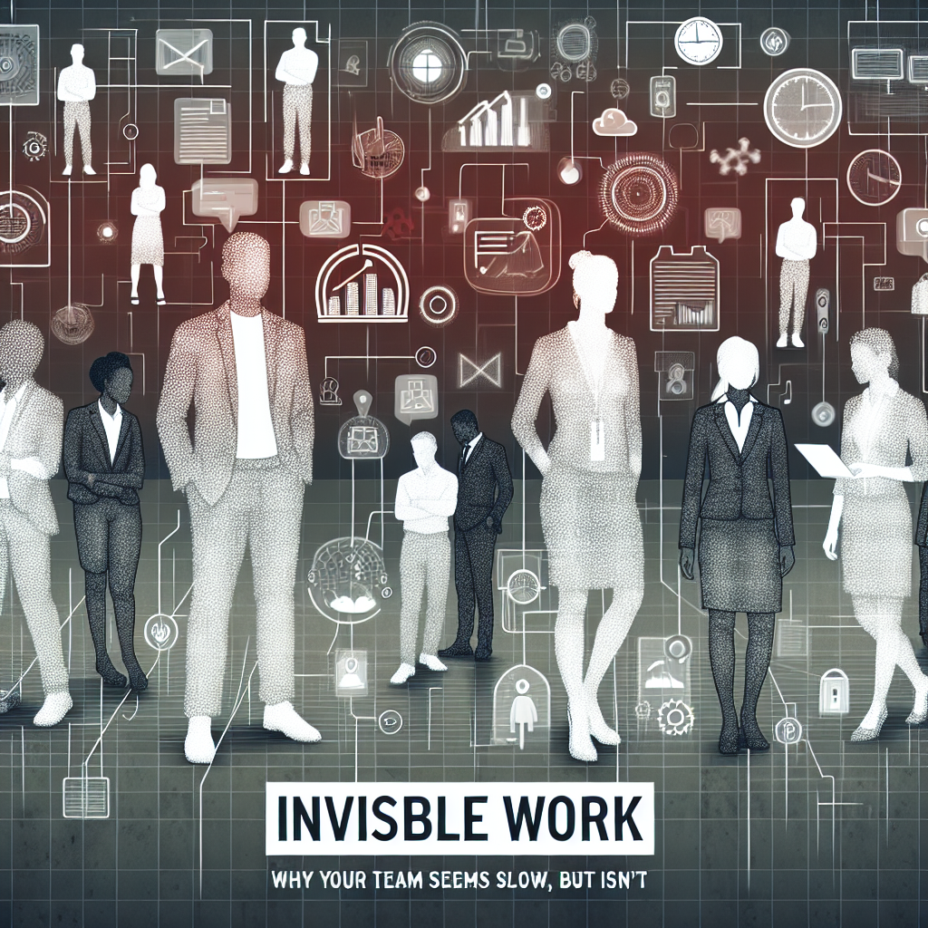 Trabajo invisible: por qué tu equipo parece lento, pero no lo es
