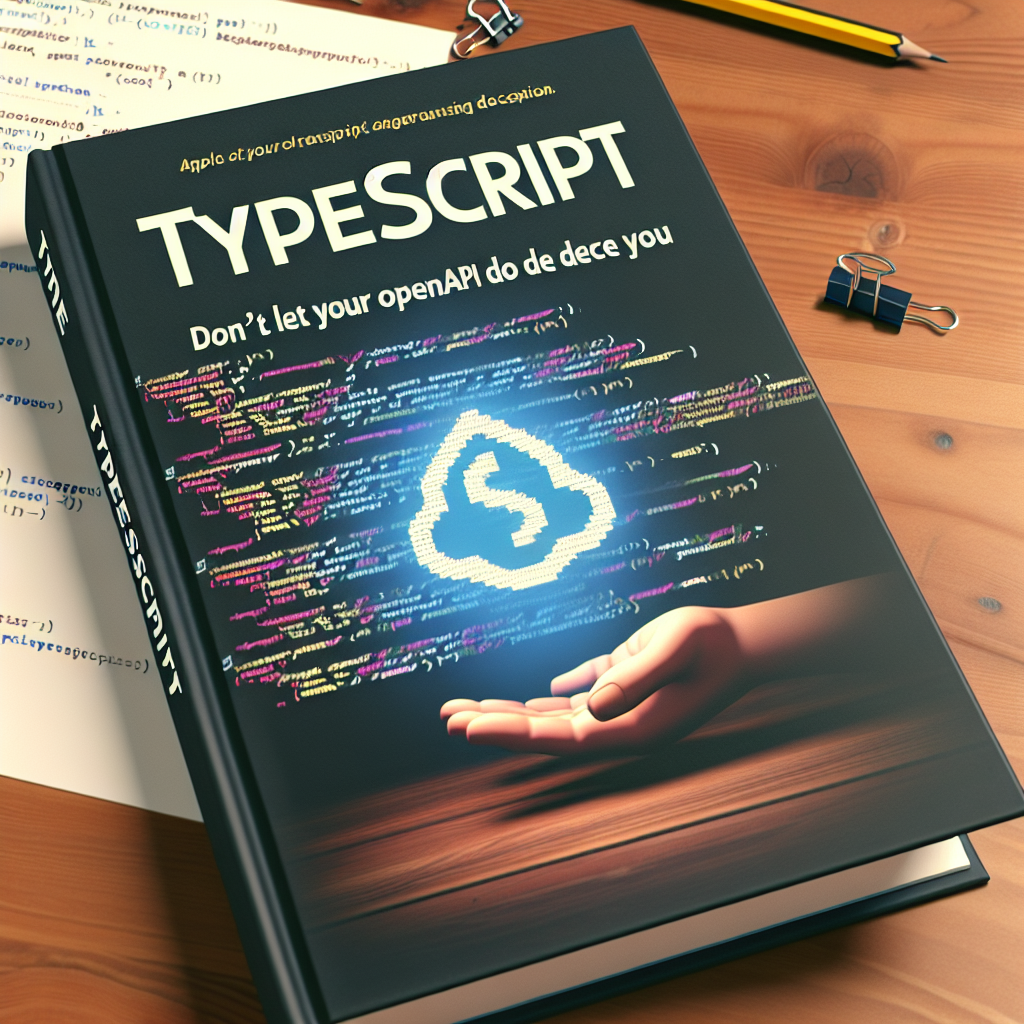 TypeScript: no dejes que tu generador OpenAPI te engañe