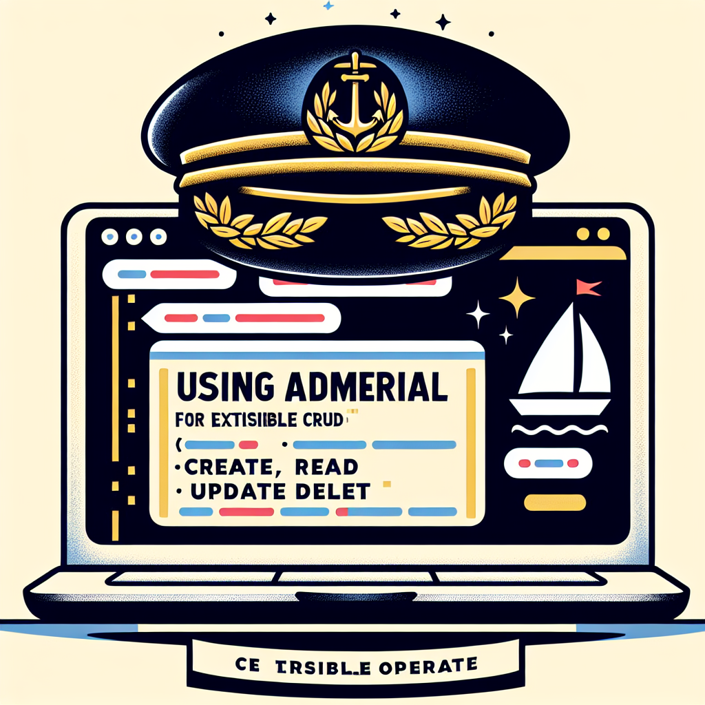 Usando Admiral para CRUD Extensible