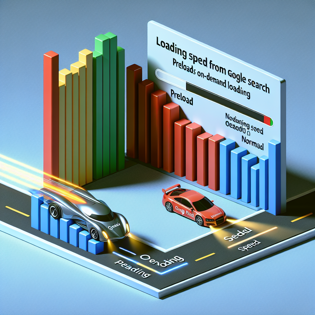 Velocidad de carga desde Google Search: comparando precargas y carga bajo demanda