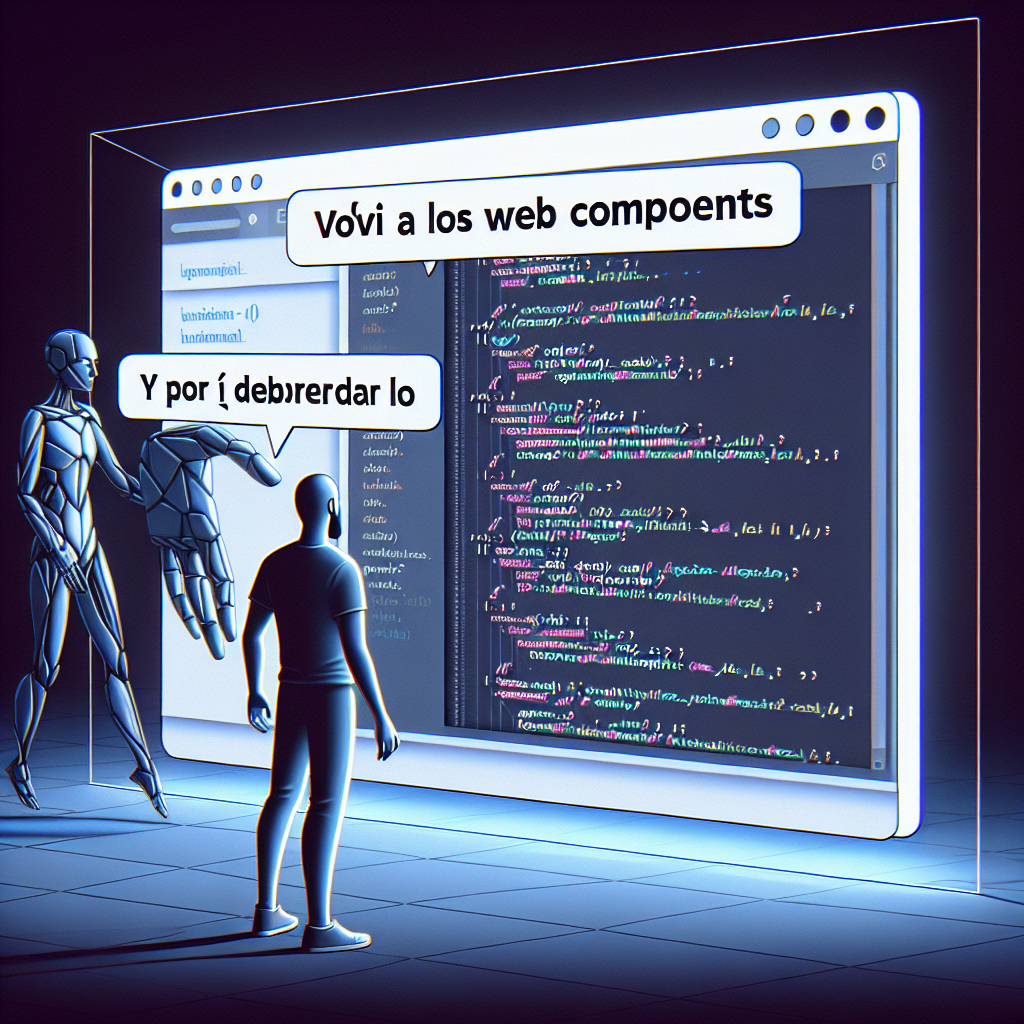 Volví a los Web Components y por qué deberías hacerlo