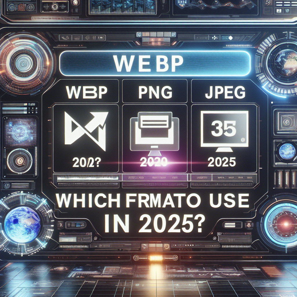 WebP, PNG o JPEG: ¿Qué formato usar en 2025?