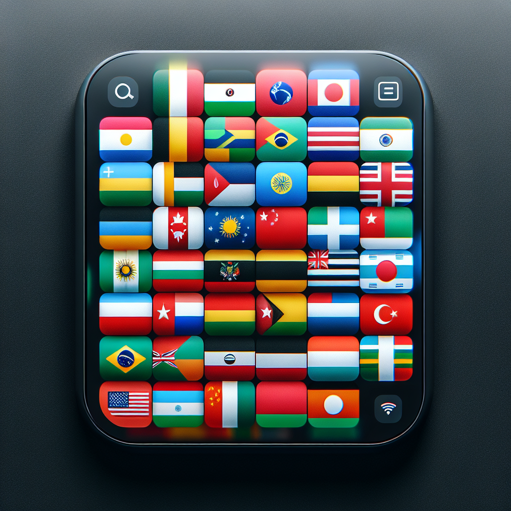 Widget de Banderas