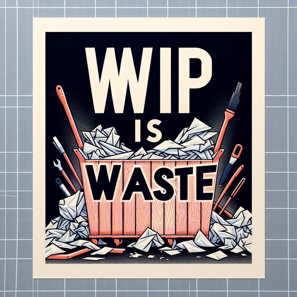 WIP es desperdicio