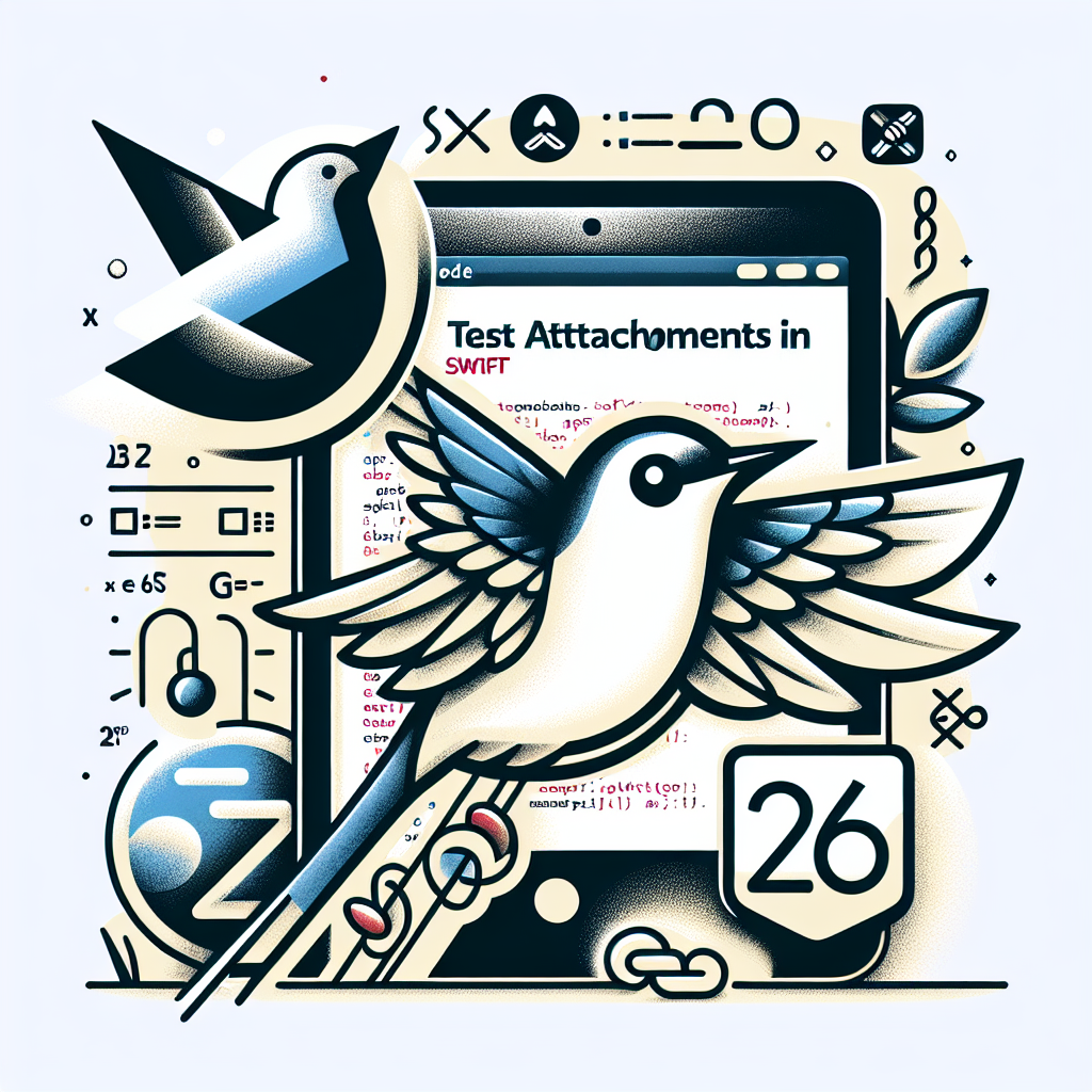 Xcode 26: Adjuntos de Prueba en Swift