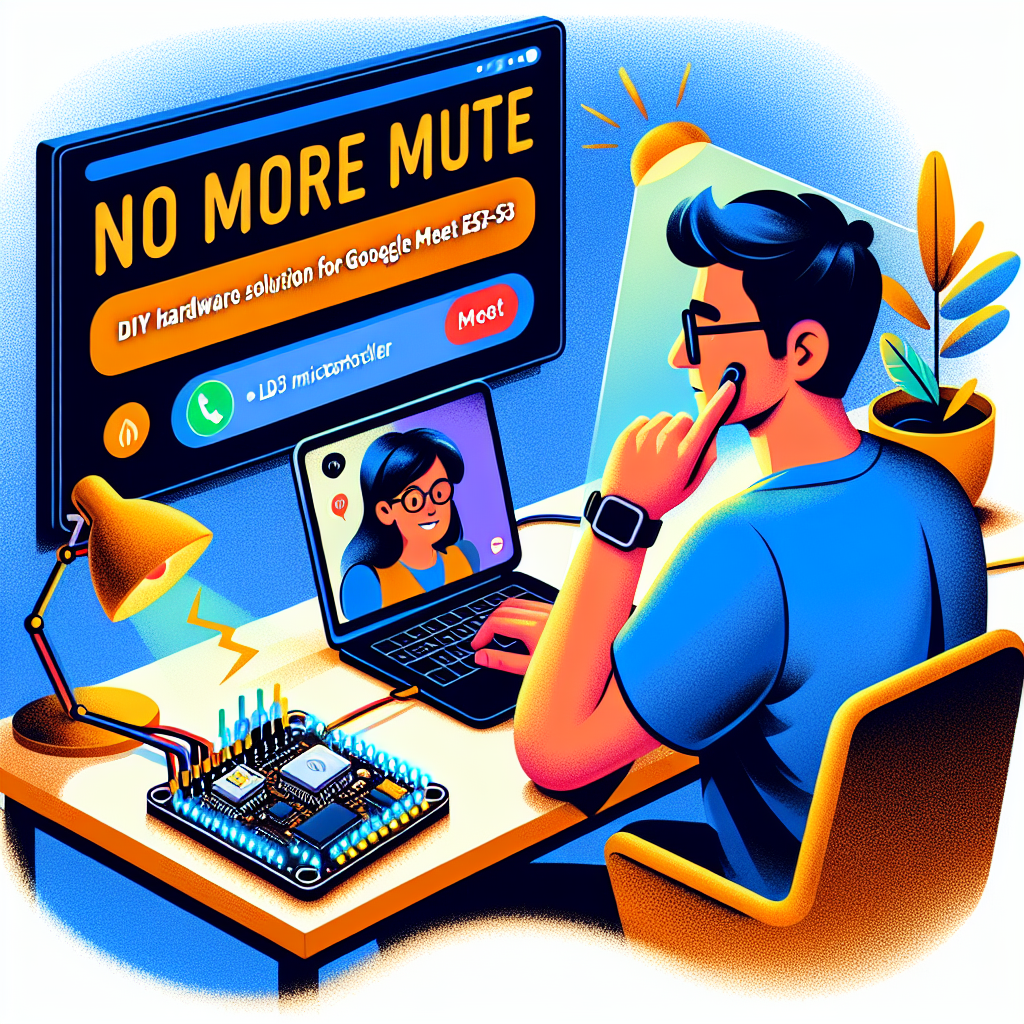Ya no más en mute: solución de hardware DIY para Google Meet con ESP32-S3